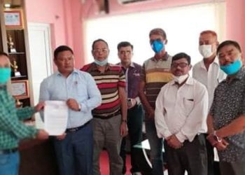 नौ बुँदे माग राख्दै दुहबी नगर प्याब्सनको ध्यानकर्षण पत्र