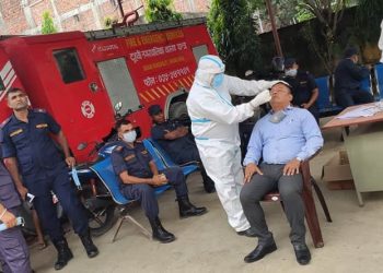 दुहबीमा कोरोना भाइरस समुदाय स्तरमा फैलिएको वा नफैलिएको पत्ता लगाउन नमुना संकलन सुरु