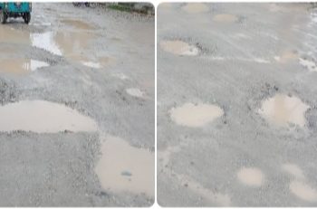 सडक बिभागको लापरबाहीले दुहबी-इनरुवा सडक खण्ड हिलाम्मे,स्थानीय आक्रोशित