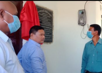मेयर गच्छदारबाट दुहबीमा अस्थायी प्रहरी चौकीको समुदघाटन