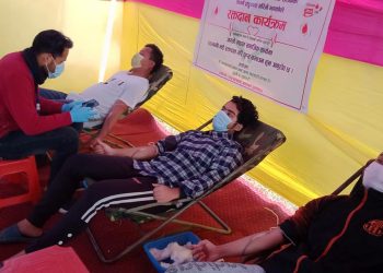 जनकल्याण साकोसको बृहत रक्तदानमा ४९ पिन्ट रगत संकलन