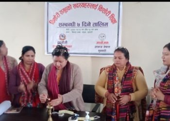 दुहबीमा किशोरी समुहलाई ७ दिने किशोरी शिक्षाको तालिम