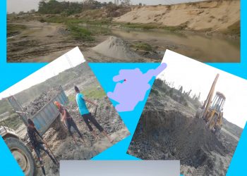 दुहबी र बुढीगंगाको सिमामा बुढीखोला दोहन हुँदा करोडौं को झोलुंगे पुल उच्च जोखिममा