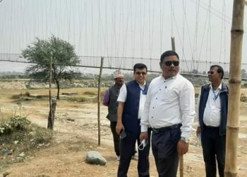 बातावरण बिभागका उपसचिव र दुहबी नगर प्रमुखले गरे हरितपार्क र फोहर ब्यावस्थापन केन्द्रको संयुक्त अनुगमन