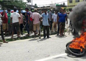हिरासतमा थुनुवाको मृत्यु भएपछि विराटनगरमा आफन्त द्वारा प्रदर्शन