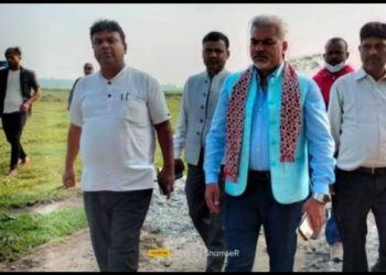 दुहबी कब्रीस्तानको जग्गा बिवाद प्रकरण:मुस्लिमआयोगका  अध्यक्ष अन्सारीले गरे स्थलगत निरीक्षण