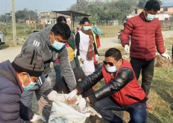 मेयर गच्छदारको अगुवाइमा दुहबीमा बृहत सरसफाइ अभियान सुरु