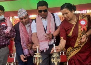 दुहबीमा दोश्रो उपमेयर कप महिला भलिबल प्रतियोगिताको उद्घाटन