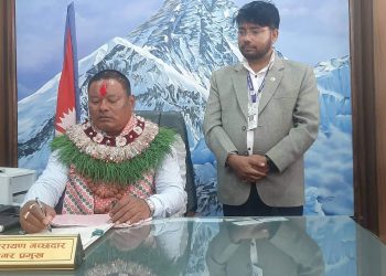 दुहबीमा जनप्रतिनिधिहरुको पदभार ग्रहण, मेयरको पहिलो ५ निर्णयहरु सार्वजनिक