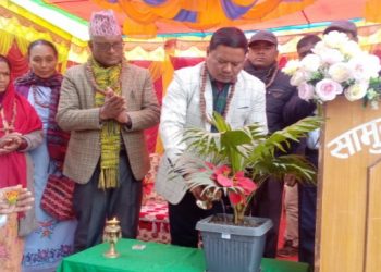 जनता संग नगर प्रमुख कार्यक्रम अन्तर्गतमा निशुल्क आँखा उपचार शिबिर उद्घाटन ।