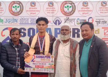 दमक फुटबल एकेडमी सोनापुर गोल्डकप फुटबलको उपाधी नजिक फाइनलमा