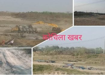 दुहबीमा माटो कारोवारीको गिरोह सक्रिय हुँदै, खोलामा अवैध उत्खनन गरि करोडौंको माटो बेच्दै