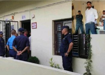 रामधुनीका मेयर सहित द्धारा सुनसरीका नापी कार्यालय घेराउ