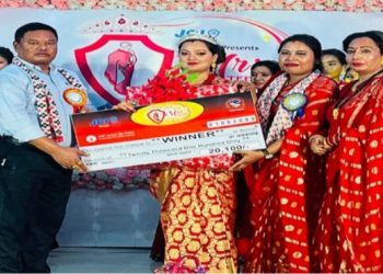 दुहबी मिसेज तिज २०८० को उपाधी मेघा लाई पब्लिक चोइसको उपाधी मनिषा लाई