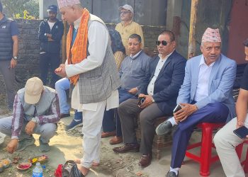 दुहबीमा विस्तार हुनेभो ६ लेन सडक , मेयर गच्छादार द्वारा शिलान्यास