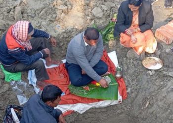 दुहबीमा सेफ हाउस भवनको सिलान्यास ।