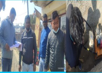 स्थानीयको माग अनुसार स्टिमेट पेपर र कमप्याक्सन गर्ने मेसिन ल्याए पछि काम सुचारु