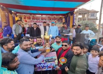 तेस्रो मेयर कप क्रीकेट प्रतियोगिताको उपाधी दुहबी ६ लाई