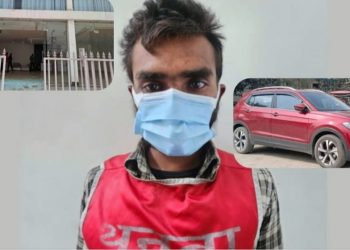 विराटनगरको शोरुमबाट नयाँ गाडी चोरेर भाग्ने युवक गढि बाट पक्राउ ।