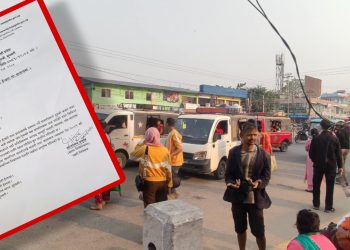दुहबी आउने यात्रुलाई सवारी साधनमा चढाउन ईन्कार गरे कारवाही हुन्छ : दुहबी प्रहरी पत्र सहित