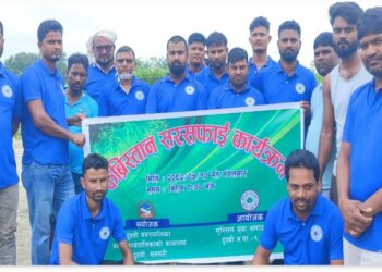 दुहबीका मुस्लिम युवा समाज द्वारा कब्रिस्तान सरसफाई कार्यक्रम सम्पन्न ।