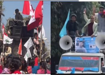 सुनसरी ३ मा काङ्ग्रेस र रासपा उम्मेदवारद्वारा आचारसंहिता उल्लंघन सरोकारवाला मौन।