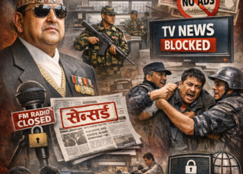 राजा ज्ञानेन्द्रको प्रत्यक्ष शासनमा मिडियामाथि सेन्सरशिप, आर्थिक दबाब र दमन: एक विश्लेषण